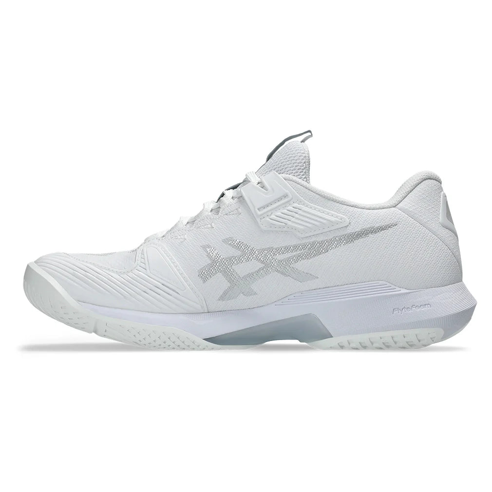 Women's Solution Speed FF 4 Tennis Shoes White and Pure Silver