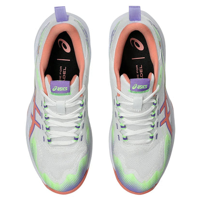 Women's SonicSmash FF Padel Shoes White and Guava