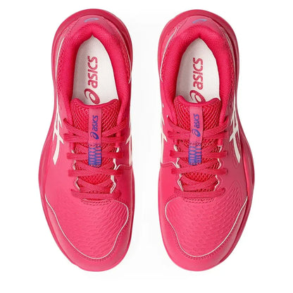 Juniors' GEL-Resolution X GS Tennis Shoes Bright Rose and Cream