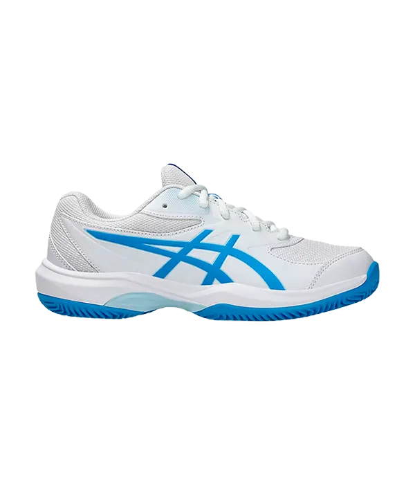 Padel Shoes Asics Gel-Game GS Clay/OC Kids White/Blue Coast