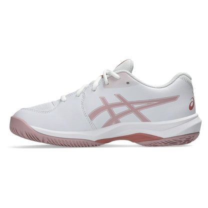 Juniors' GEL-Game GS Tennis Shoes White and Morganite