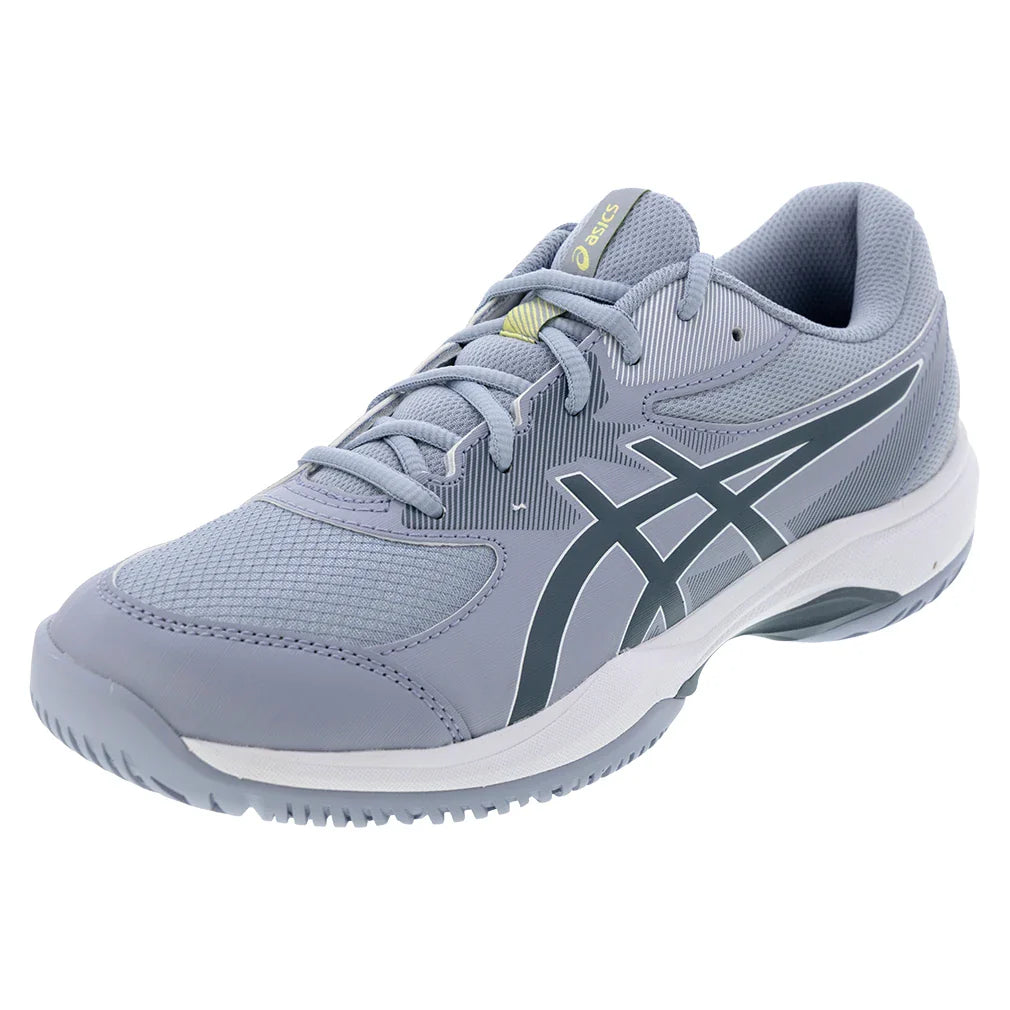 Juniors' GEL-Game GS Tennis Shoes Grey Blue and Ironclad-Footwear-Asics-1044A083-400S26copy-675266Tennis Express