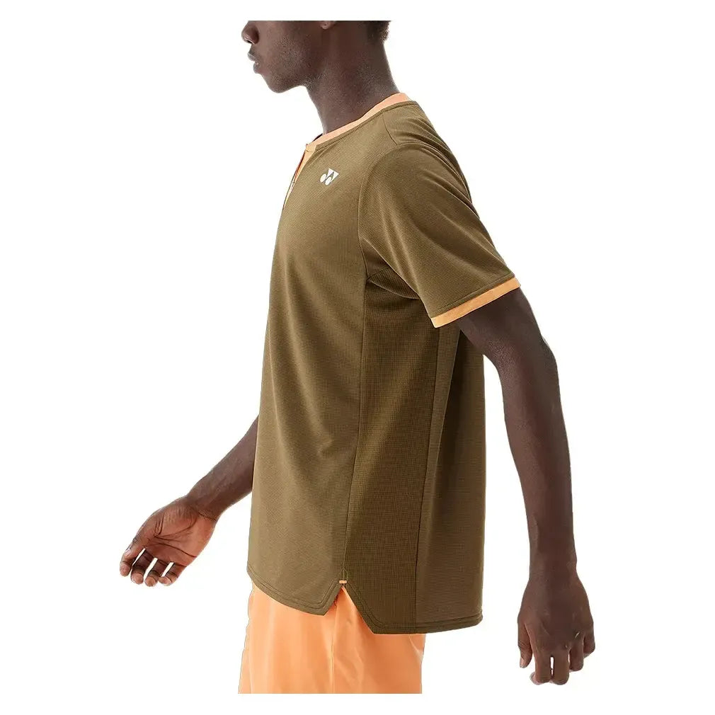 Men's Tournament Zip Tennis Crew