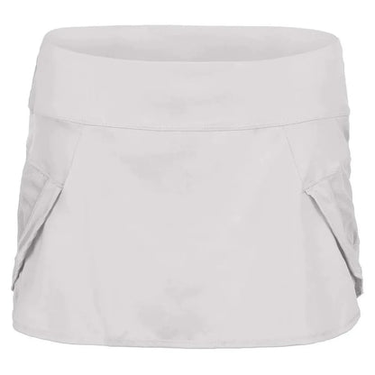 Women's Team Pulse Wave Tennis Skort-Apparel-Lucky In Love-107748-110_WHITE-L-Tennis Express