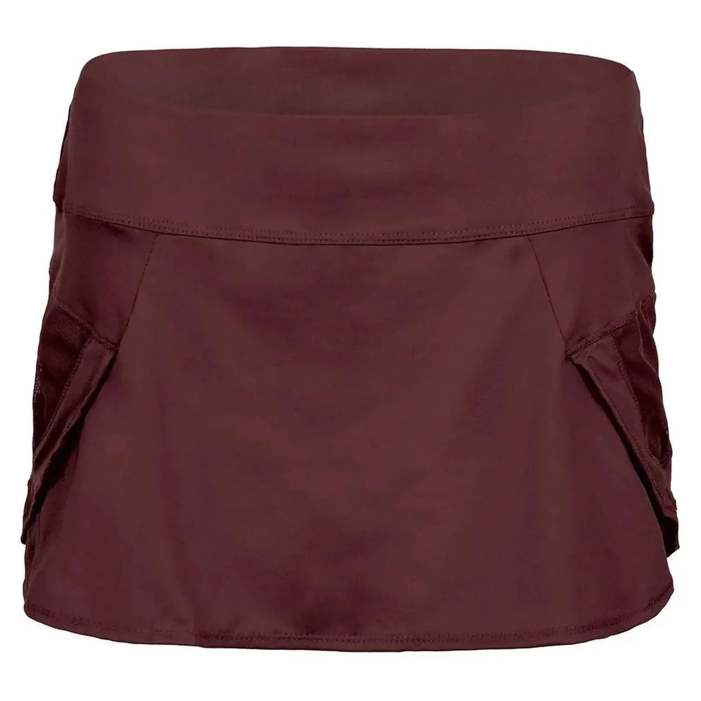 Women's Team Pulse Wave Tennis Skort-Apparel-Lucky In Love-107748-600_MAROON-L-Tennis Express