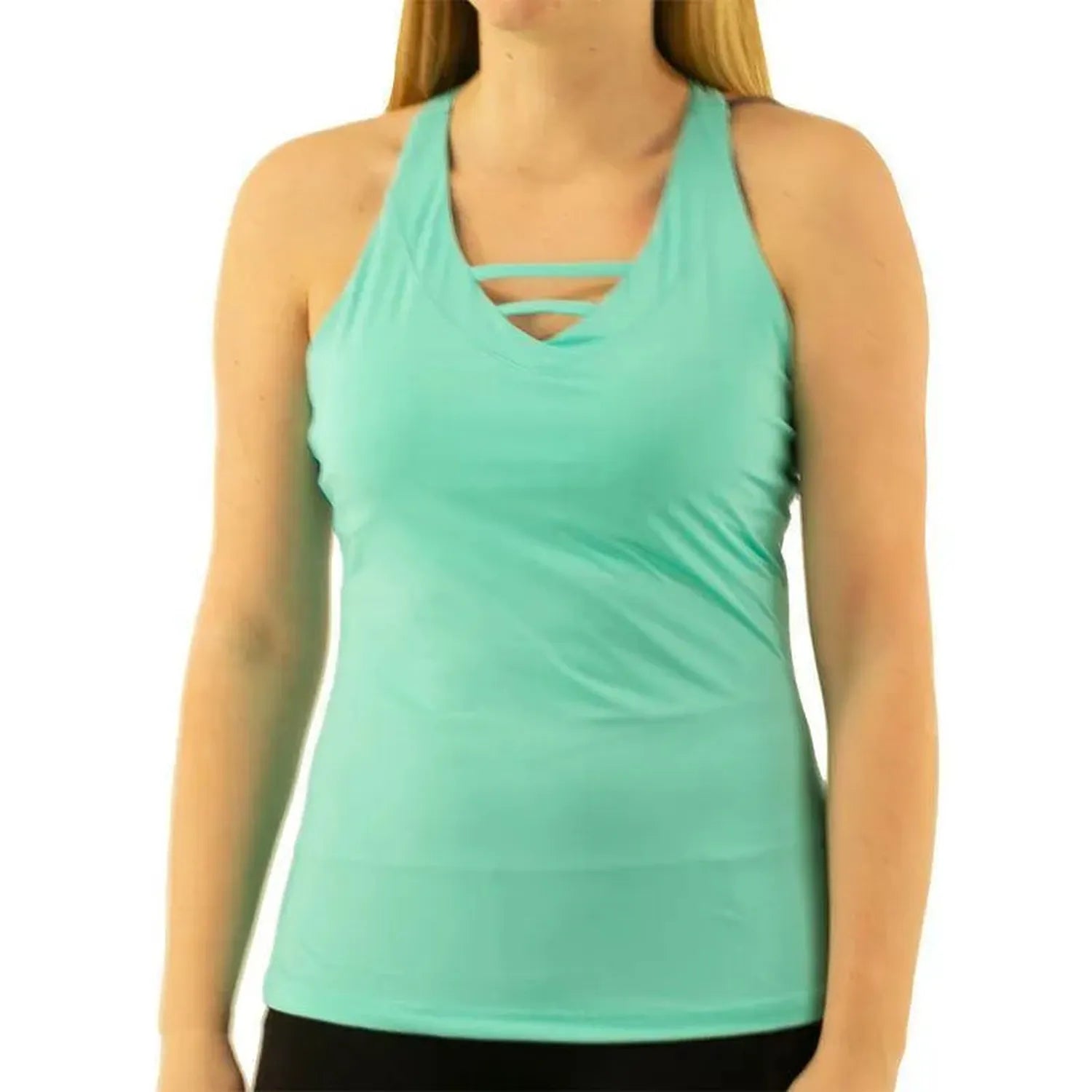 Women's Essentials Halter Tennis Tank-Apparel-Fila-108129-483_BLUE_RADIANCE-L-Tennis Express