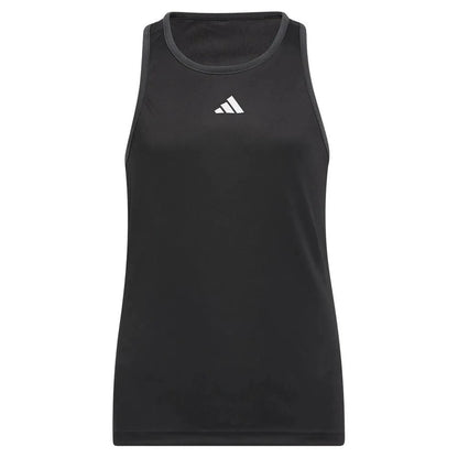 Girls' Club Tennis Tank Black-Apparel-Adidas-109305-DEFAULT-L-Tennis Express