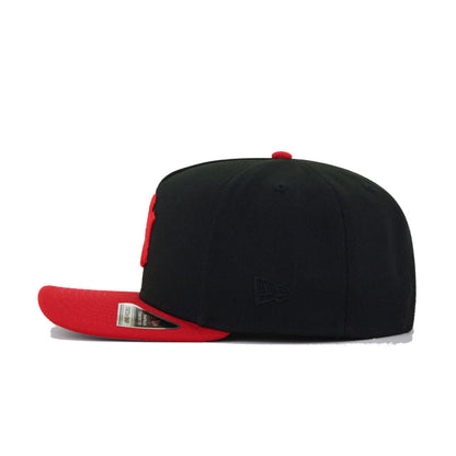 New York Yankees Black Scarlet 9Fifty A-Frame Snapback