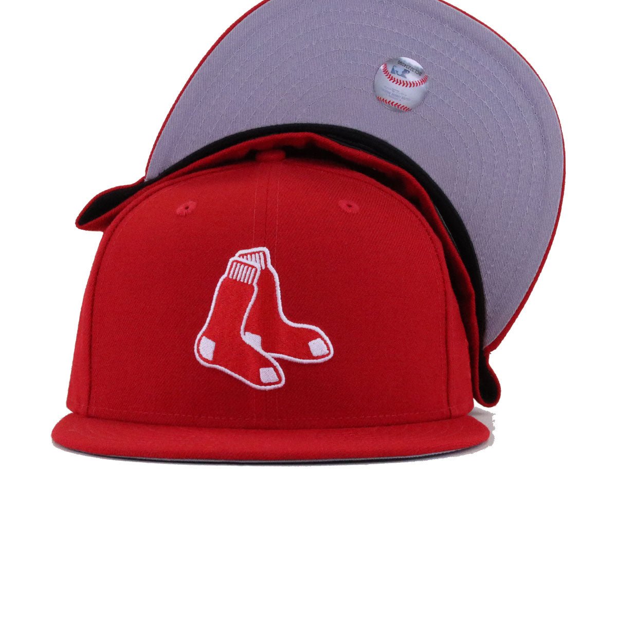 Boston Red Sox Scarlet Socks New Era 59Fifty Fitted