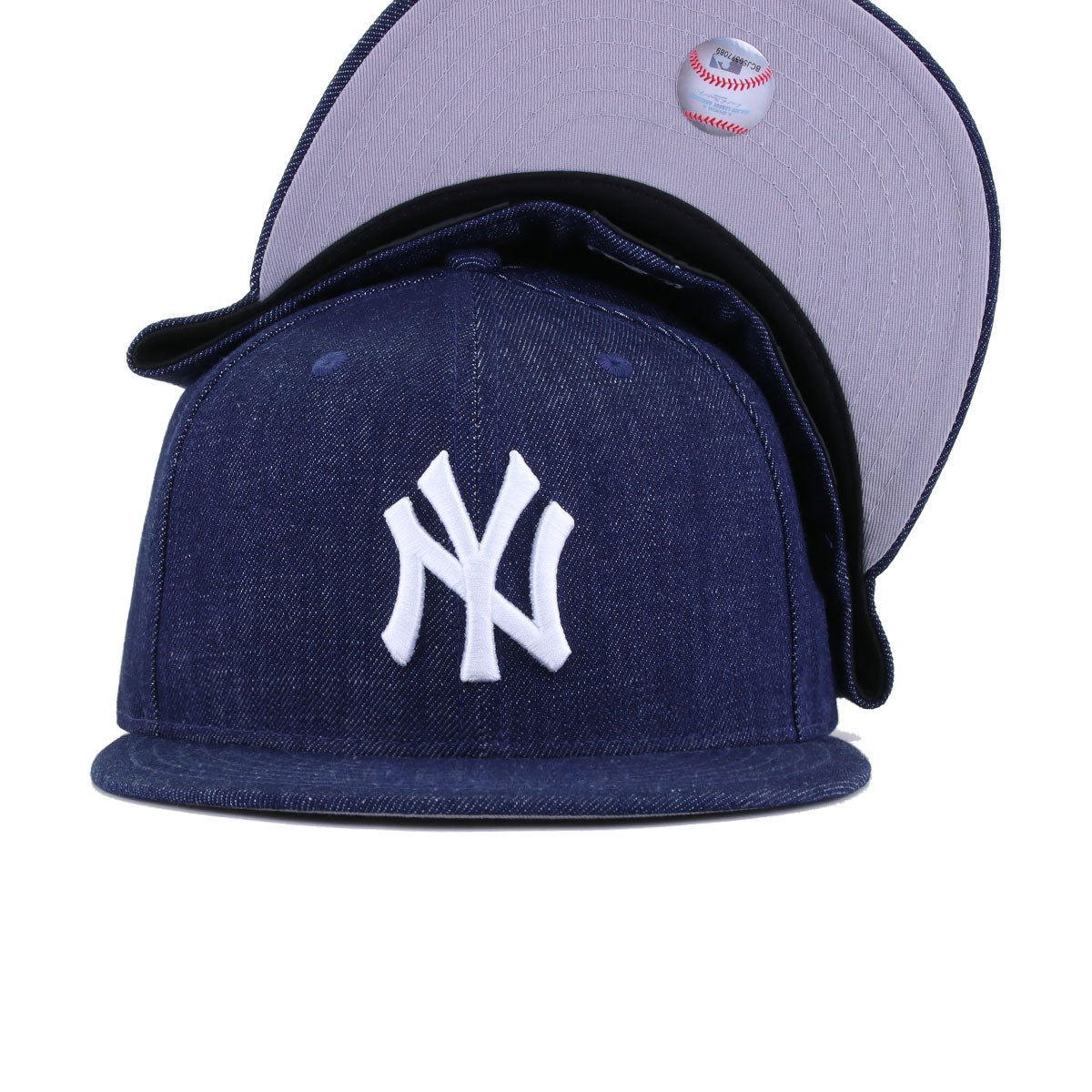 New York Yankees Light Navy Denim New Era 59Fifty Fitted