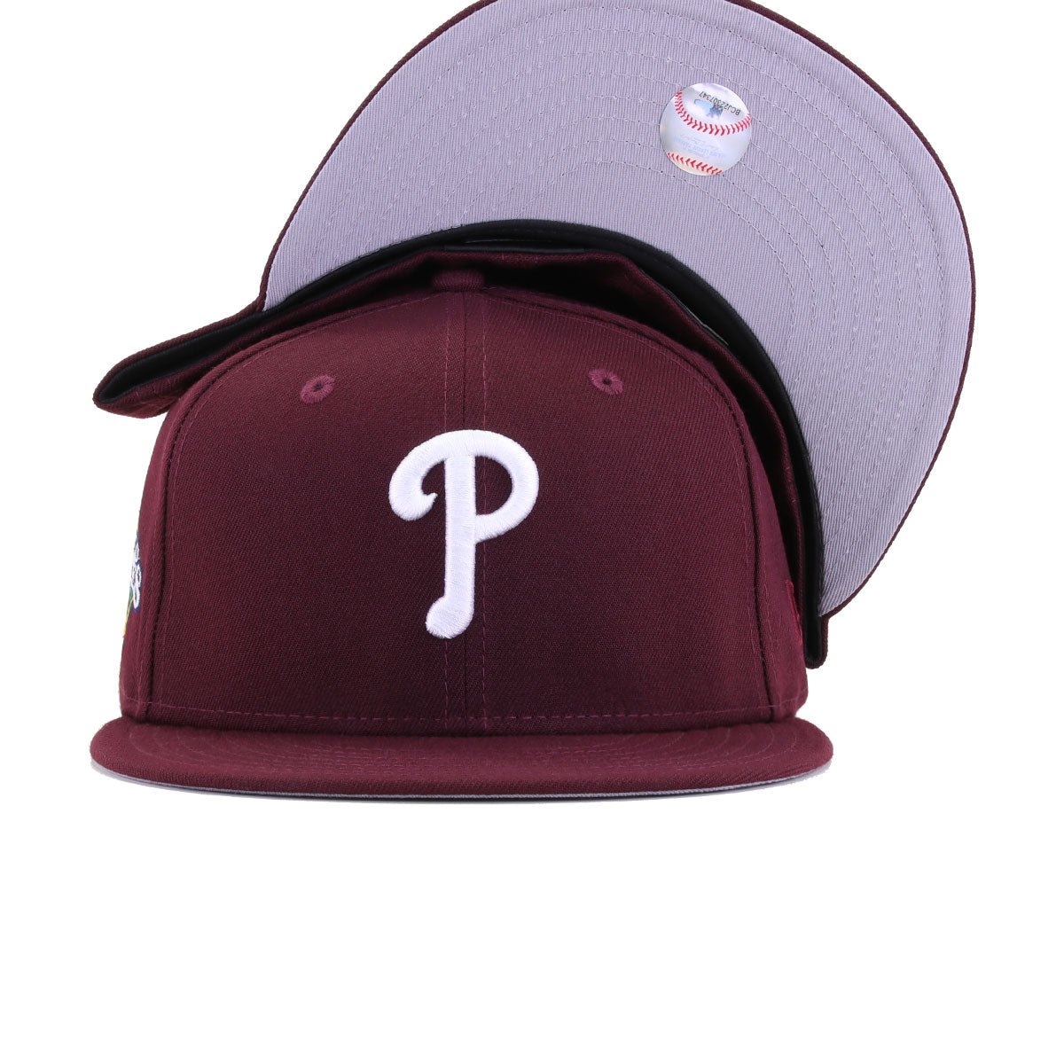 Philadelphia Phillies Maroon 2008 World Series New Era 59Fifty Fitted
