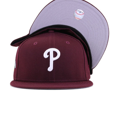 Philadelphia Phillies Maroon 2008 World Series New Era 59Fifty Fitted