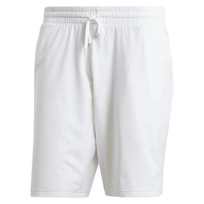 Men's Ergo 9 Inch Tennis Short White-Apparel-Adidas-110332-DEFAULT-L-Tennis Express