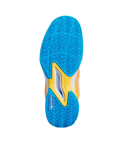 Padel Shoes Babolat Jet Mach 3 Junior Clay Strike Red/ White