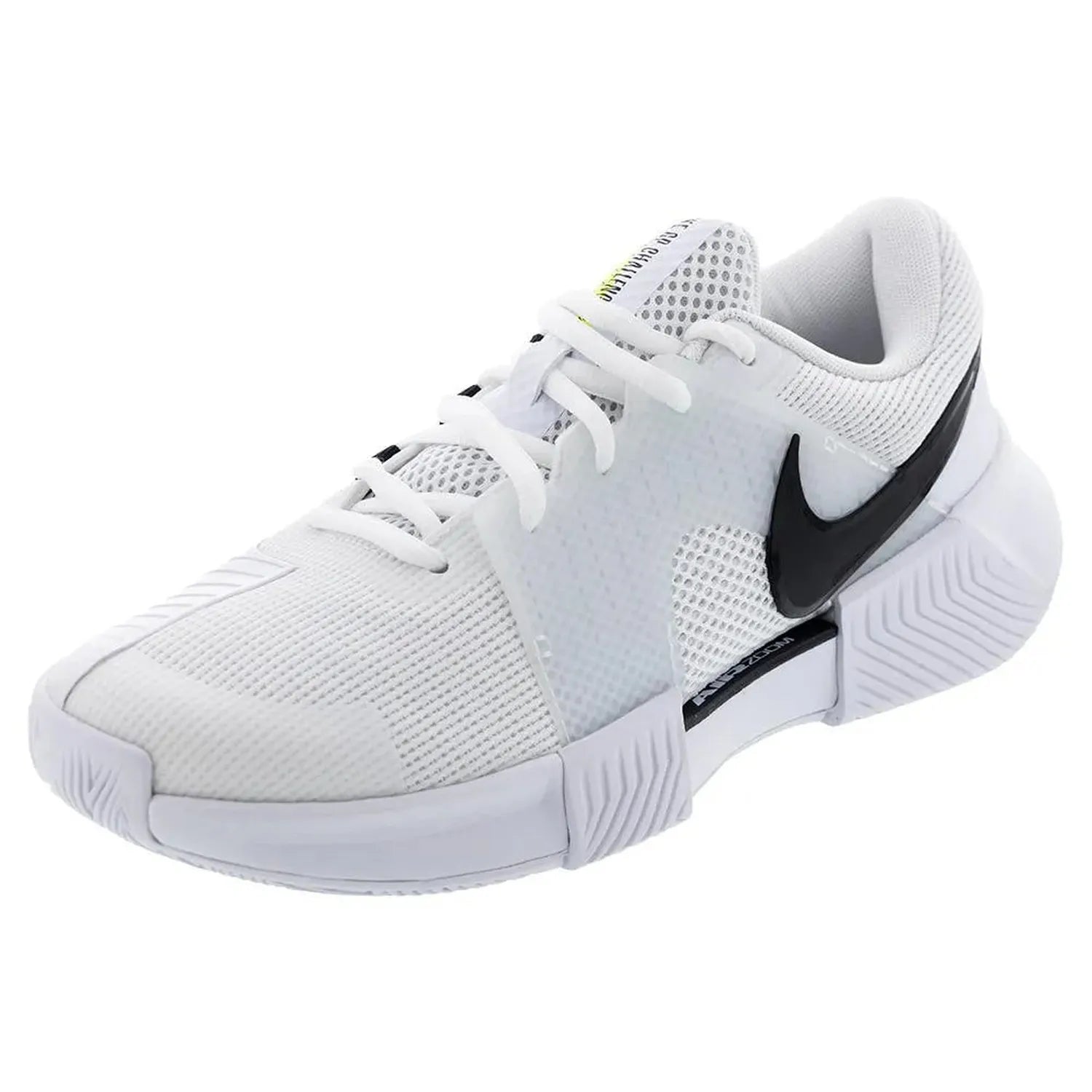 Men's Zoom GP Challenge 1 Tennis Shoes White and Black-Footwear-Nike-110567-DEFAULT-L-Tennis Express