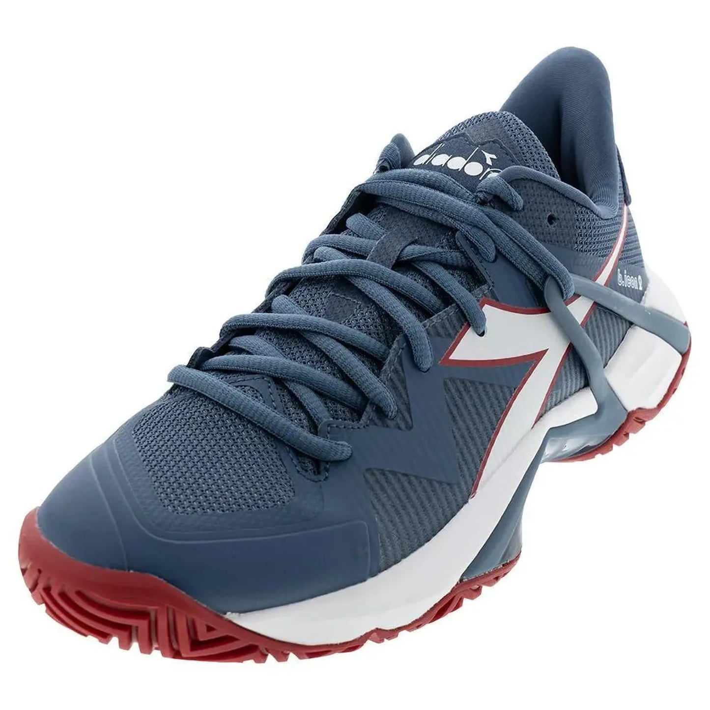 Men's B.Icon 2 AG Tennis Shoes Oceanview and White-Footwear-Diadora-110981-DEFAULT-L-1-[Sku]-Tennis Express