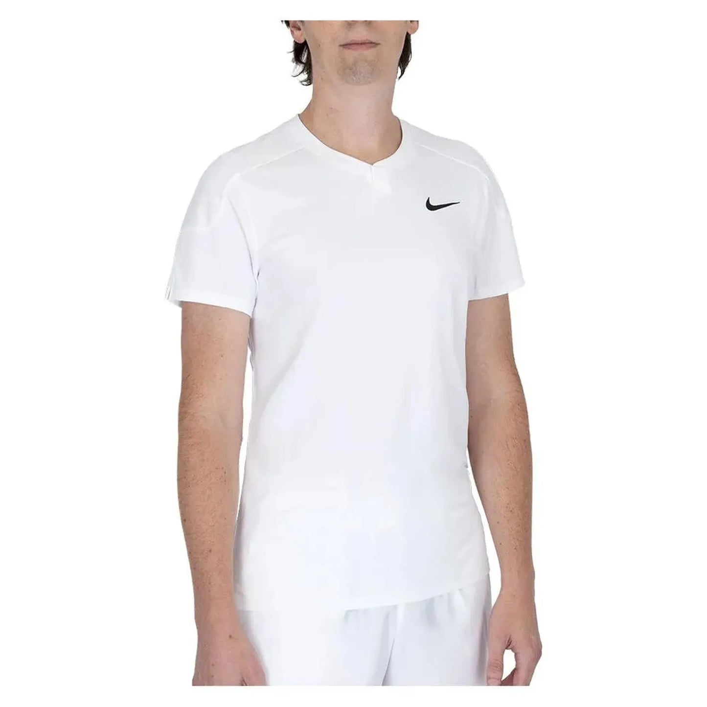 Men's Slam Dri-Fit Tennis Top White-Apparel-Nike-111847-DEFAULT-L-Tennis Express