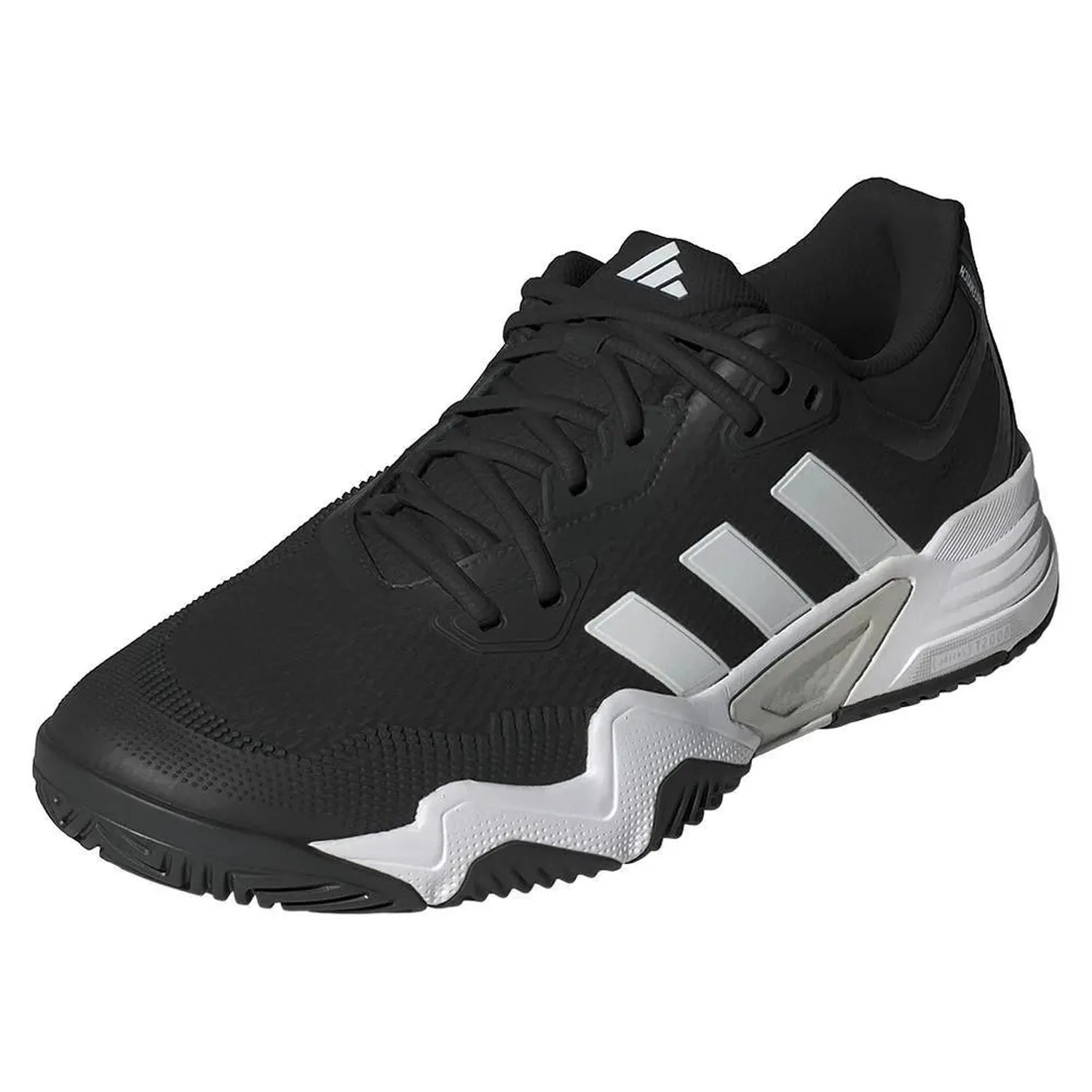 Mens Solematch Control 2 Tennis Shoes Core Black and Silver Metallic-Footwear-Adidas-112621-DEFAULT-L-Tennis Express