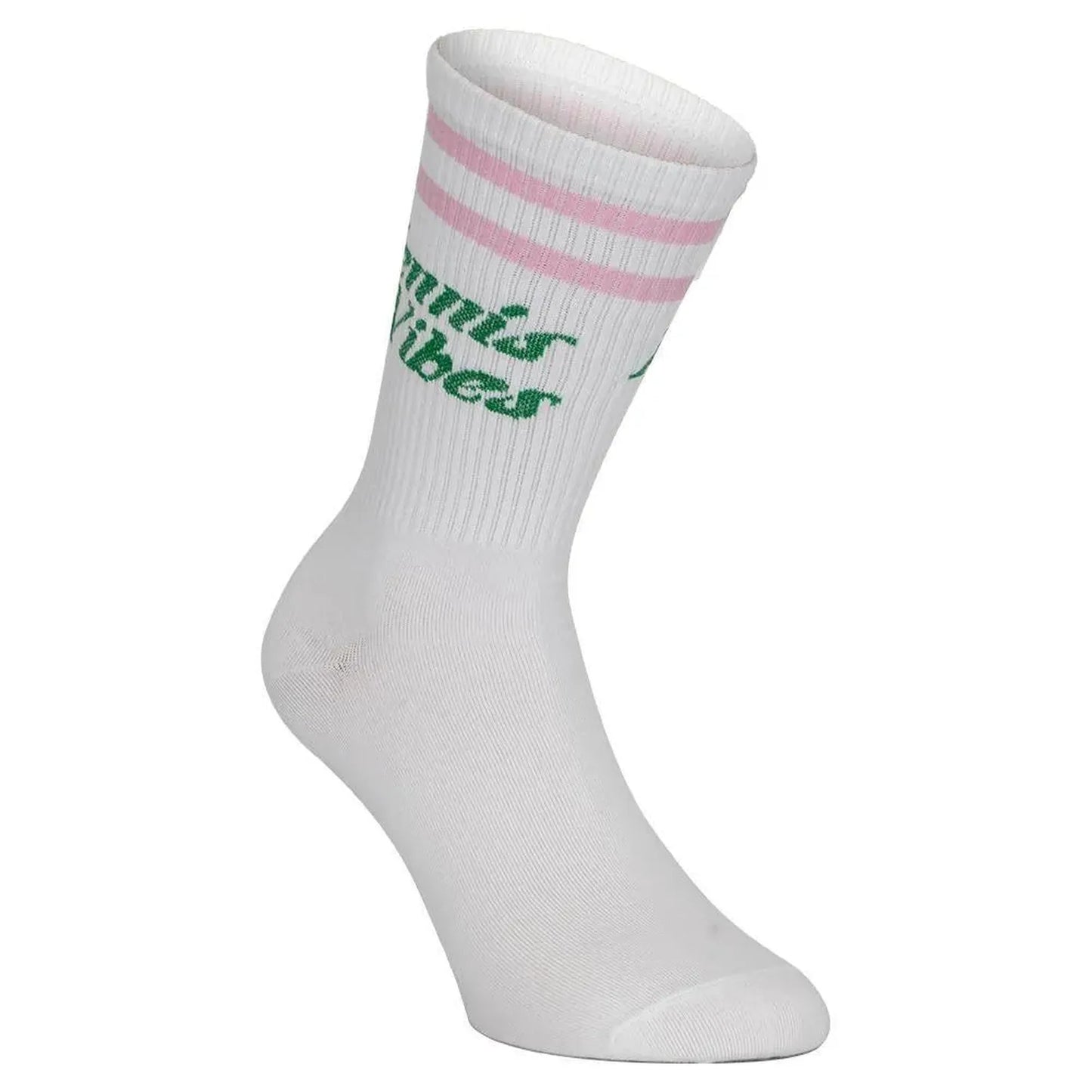 Tennis Vibes Socks Pink and Green-Socks-Runway Athletics-112655-DEFAULT-L-Tennis Express
