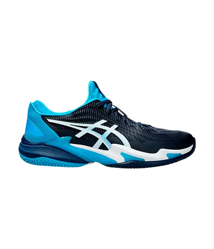 Padel Shoes Asics Court FF 3 Novak Clay Blue Expansive/White