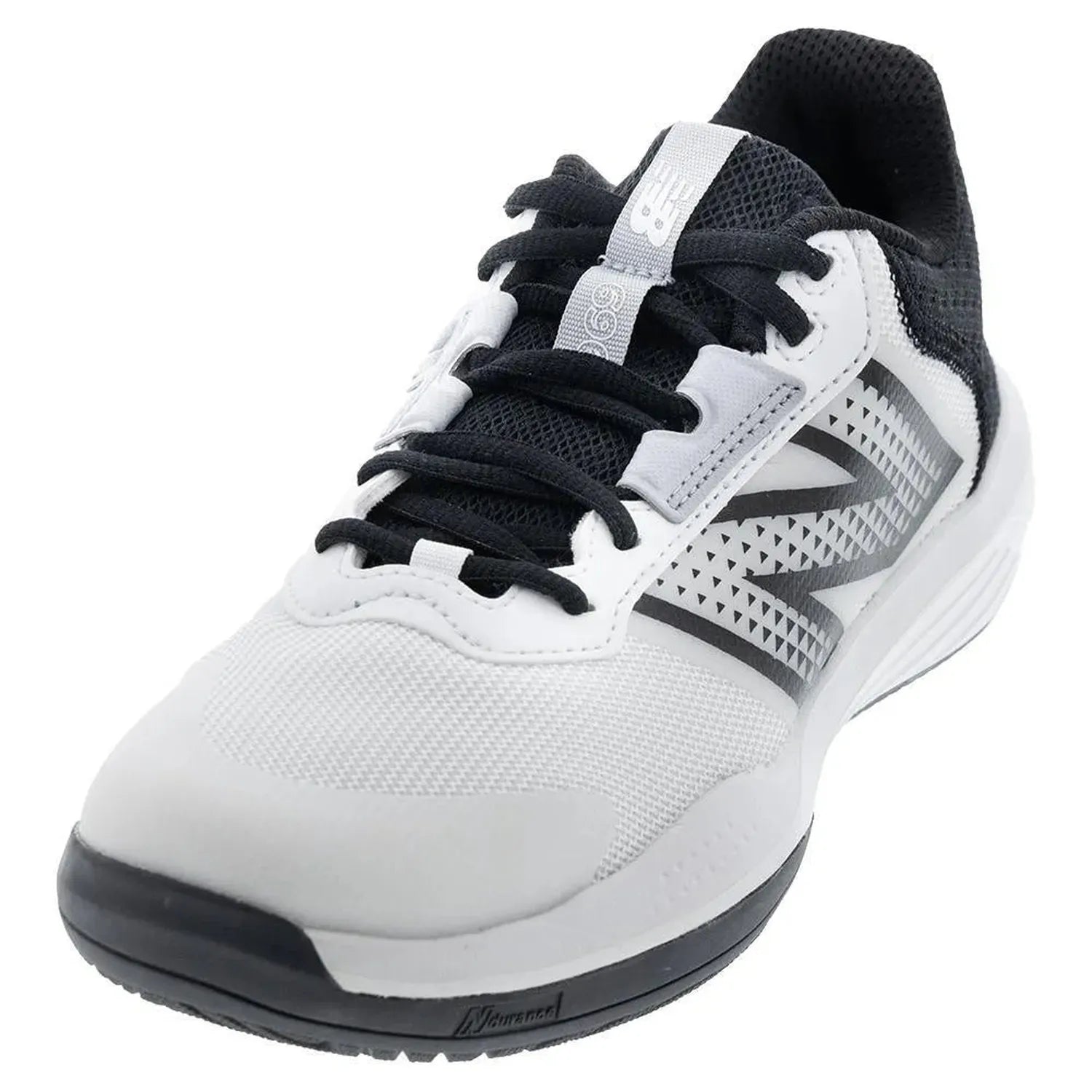 Women's 696v6 D Width Tennis Shoes White and Black-Footwear-New Balance-113386-DEFAULT-L-1-[Sku]-Tennis Express