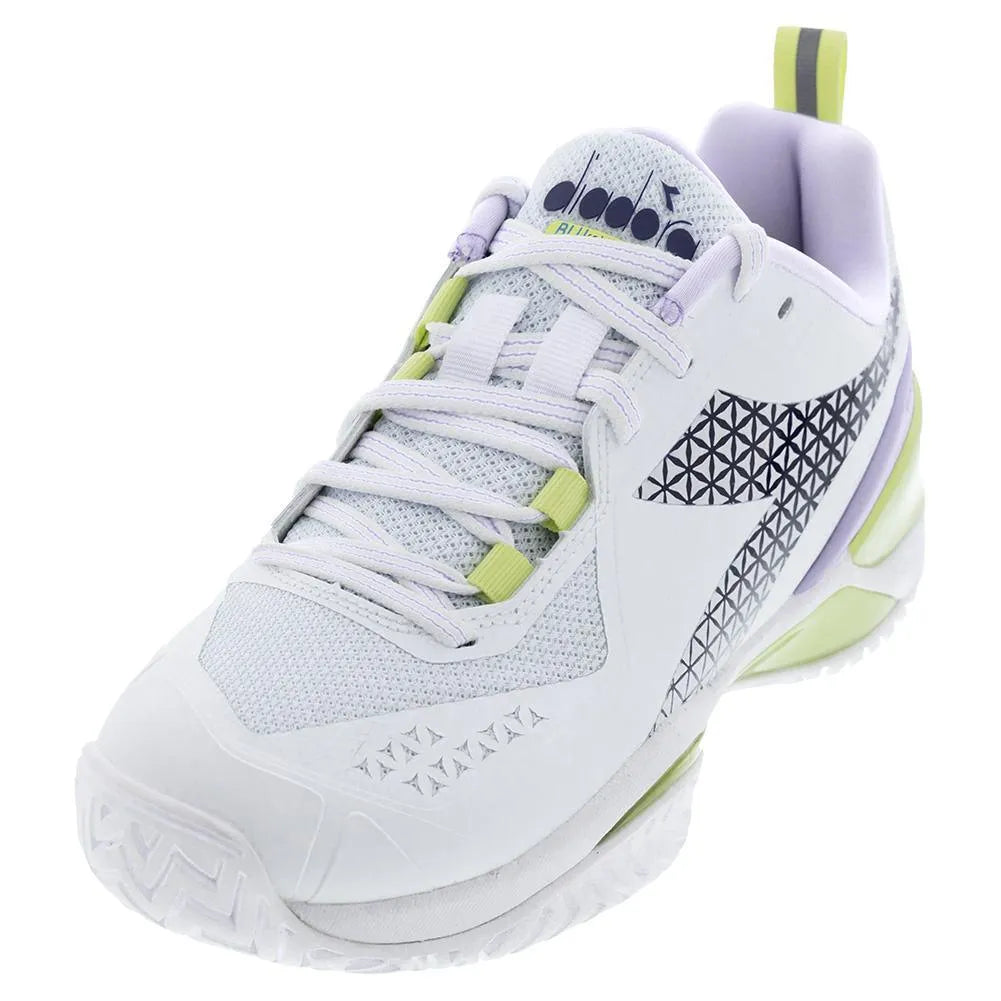 Women's Blushield Torneo 2 AG Tennis Shoes White-Footwear-Diadora-113754-DEFAULT-L-1-[Sku]-Tennis Express