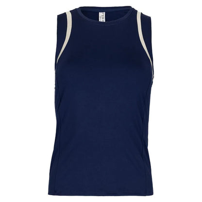 Women's Elle Tennis Tank Ink and Silver Sand-Apparel-Inphorm-113935-DEFAULT-L-1-[Sku]-Tennis Express
