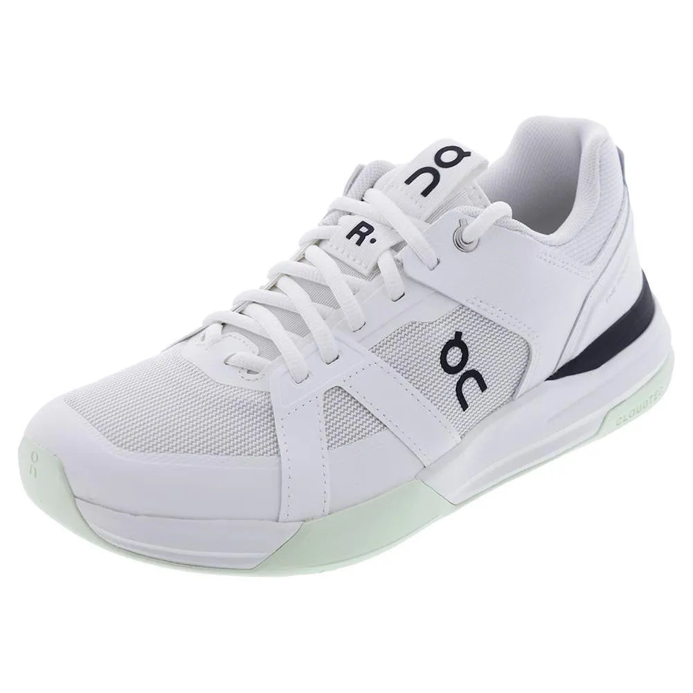 Men's THE ROGER Clubhouse Pro Tennis Shoes White and Lima-Footwear-On-114106-DEFAULT-L-Tennis Express