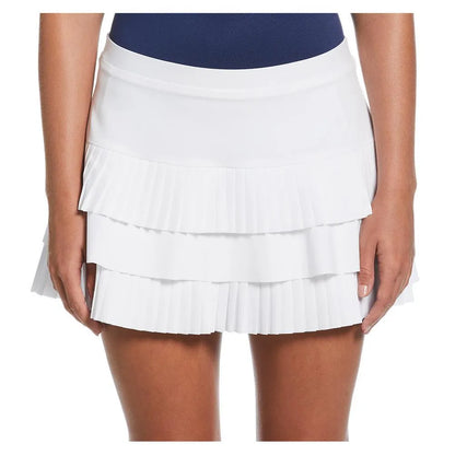 Womens Solid Ruffled Tiered Tennis Skort Bright White-Apparel-Penguin-114234-DEFAULT-L-Tennis Express