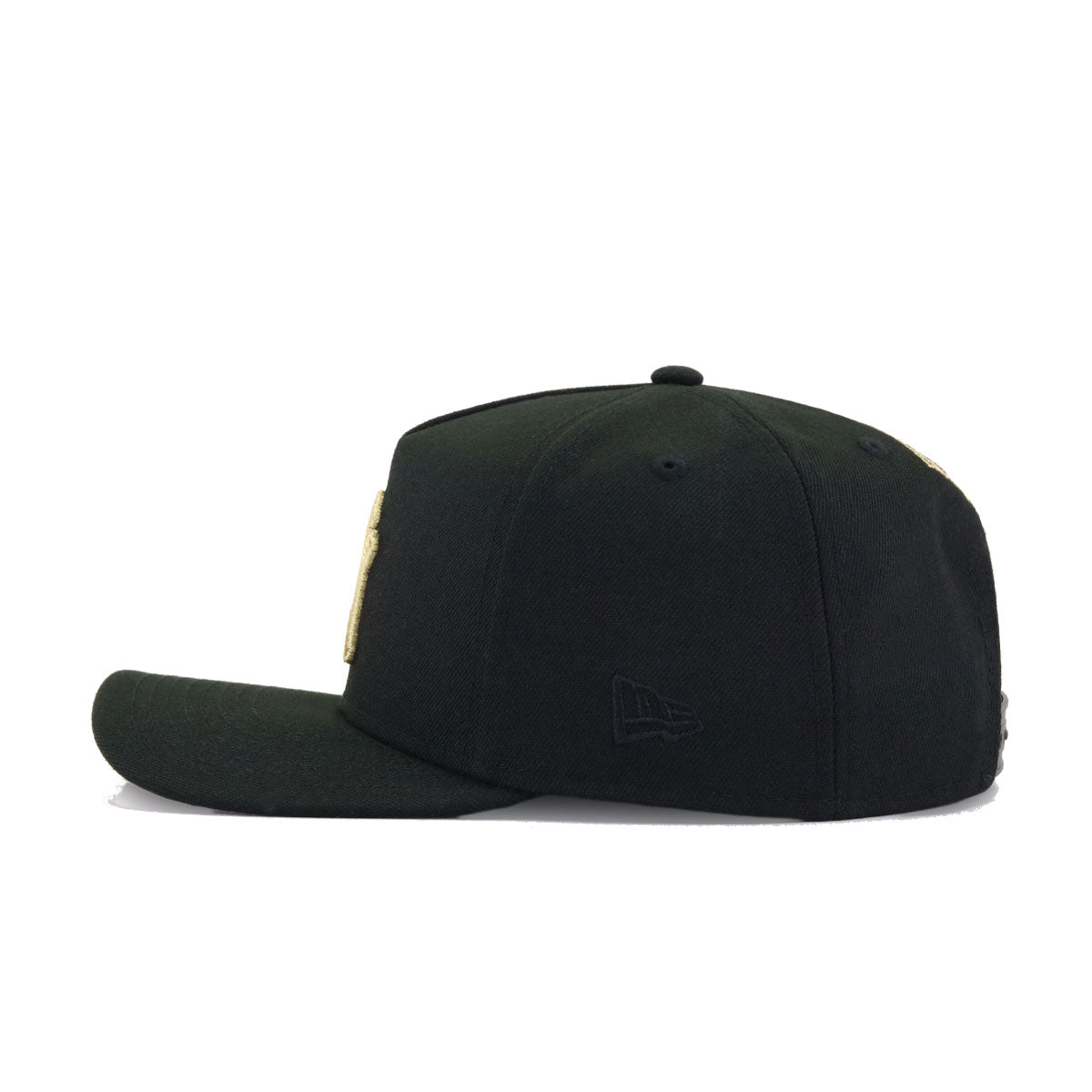 New York Yankees Black Metallic Gold New Era 9Forty A-Frame Snapback