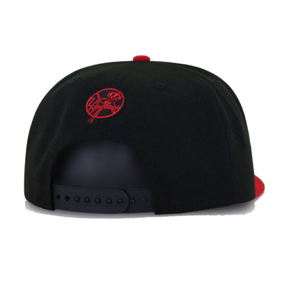 New York Yankees Black Scarlet 9Fifty A-Frame Snapback