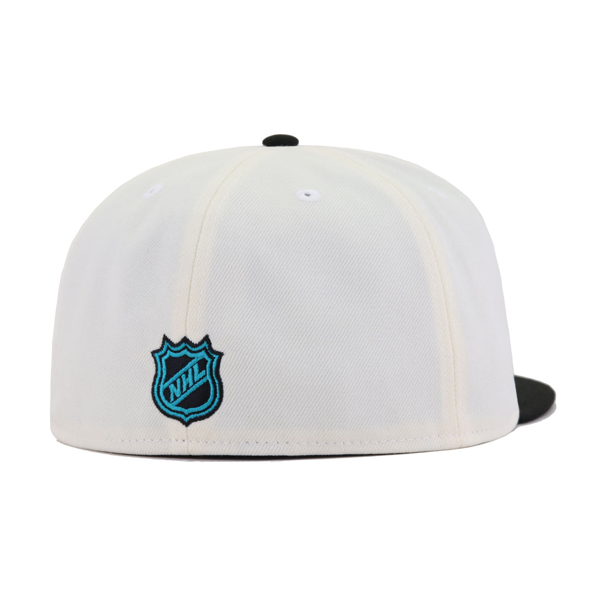 San Jose Sharks Chrome Black New Era 59Fifty Fitted