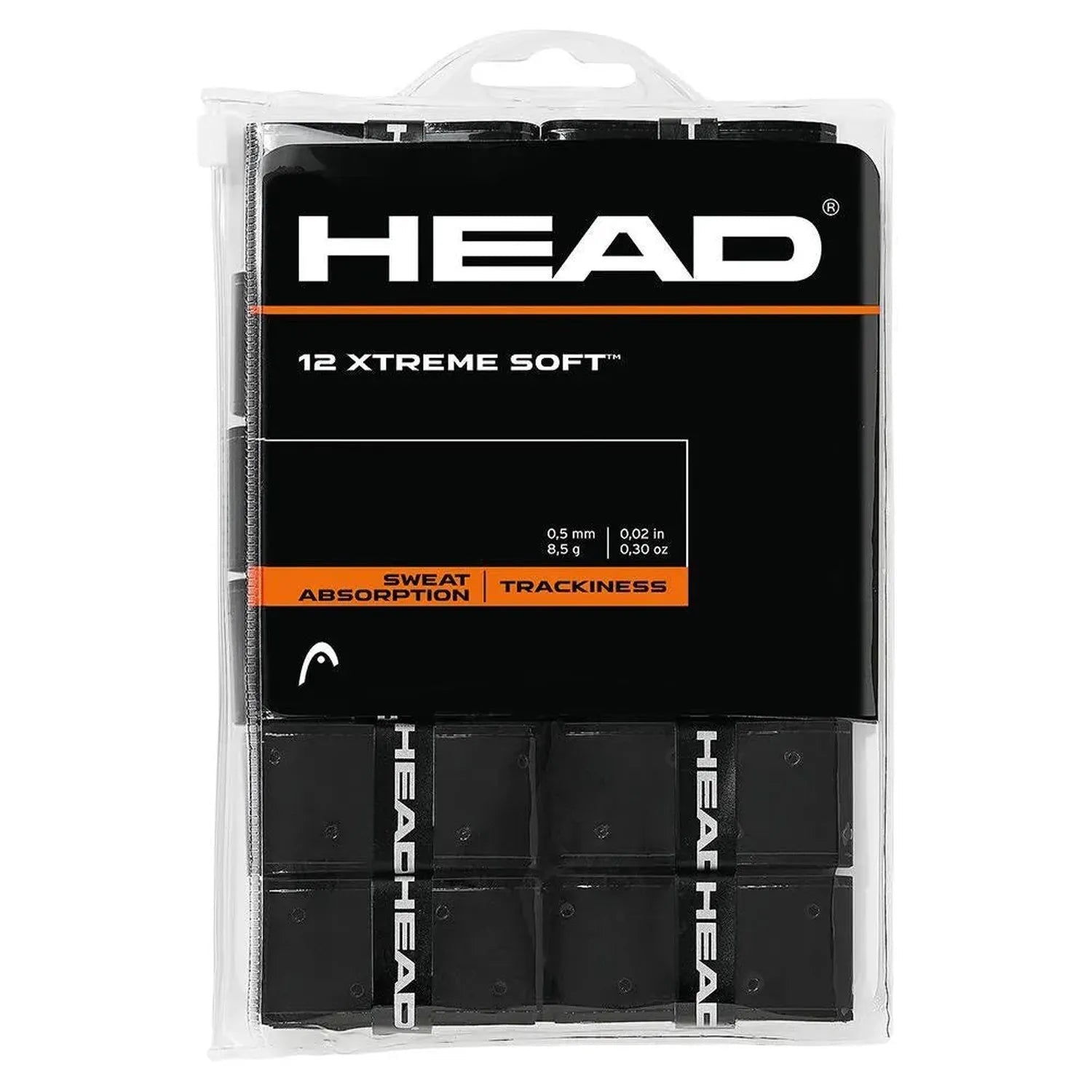 12 Xtreme Soft Tennis Overgrip BlackTienda Tennis
