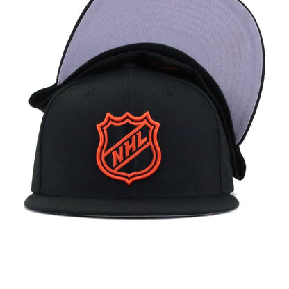 National Hockey League Black NHL Shield New Era 59Fifty Fitted