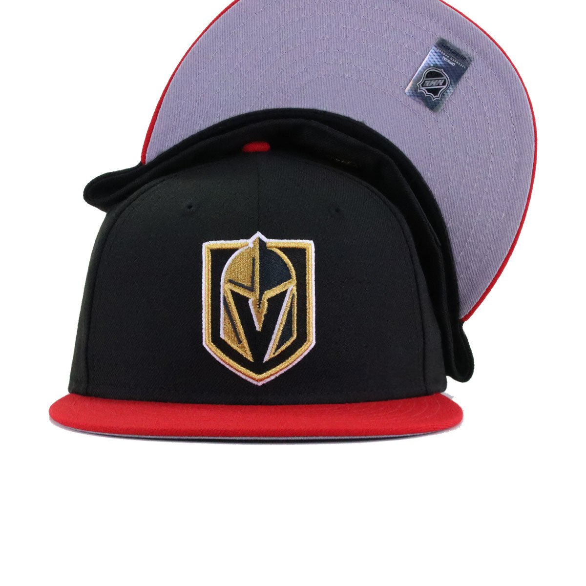 Vegas Golden Knights Black Scarlet New Era 59Fifty Fitted