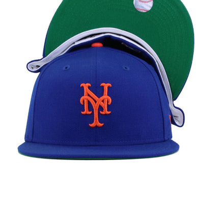 New York Mets Light Royal Blue Green Bottom New Era 59Fifty Fitted