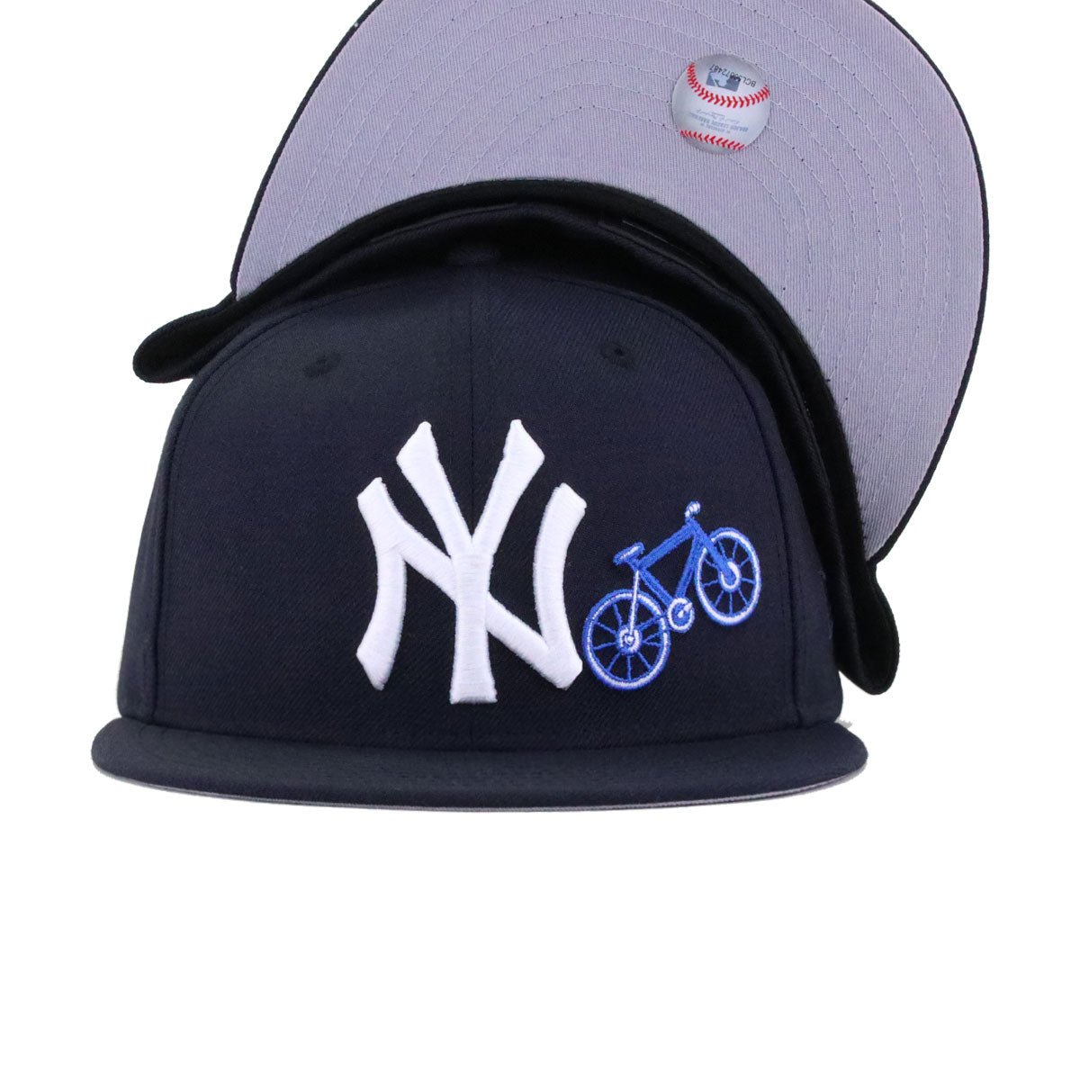 New York Yankees Navy CITY BICYCLE New Era 59Fifty Fitted
