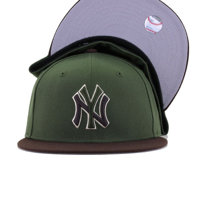 New York Yankees Rifle Green Burnt Wood New Era 59Fifty Fitted