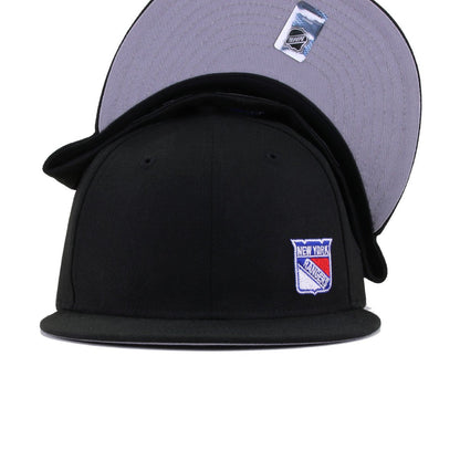 New York Rangers Black Flawless New Era 59Fifty Fitted