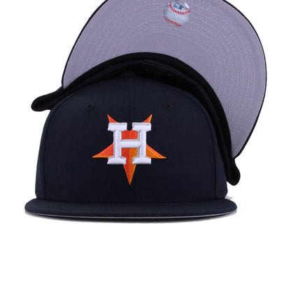 Houston Astros Navy Upside Down New Era 59Fifty Fitted