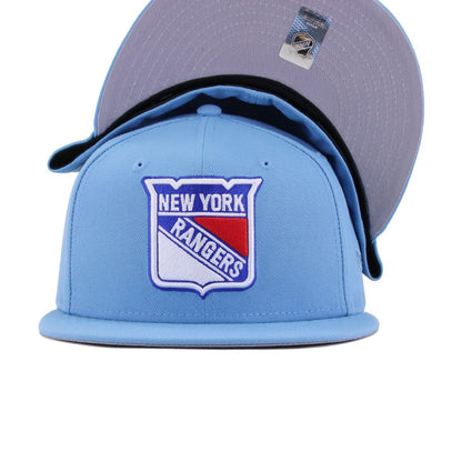 New York Rangers Sky Blue New Era 59Fifty Fitted