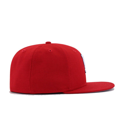 St Louis Cardinals Scarlet Upside Down New Era 59Fifty Fitted