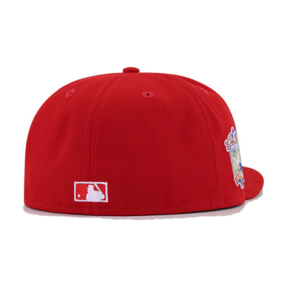 Los Angeles Dodgers Scarlet Upside Down 40th Anniversary New Era 59Fifty Fitted