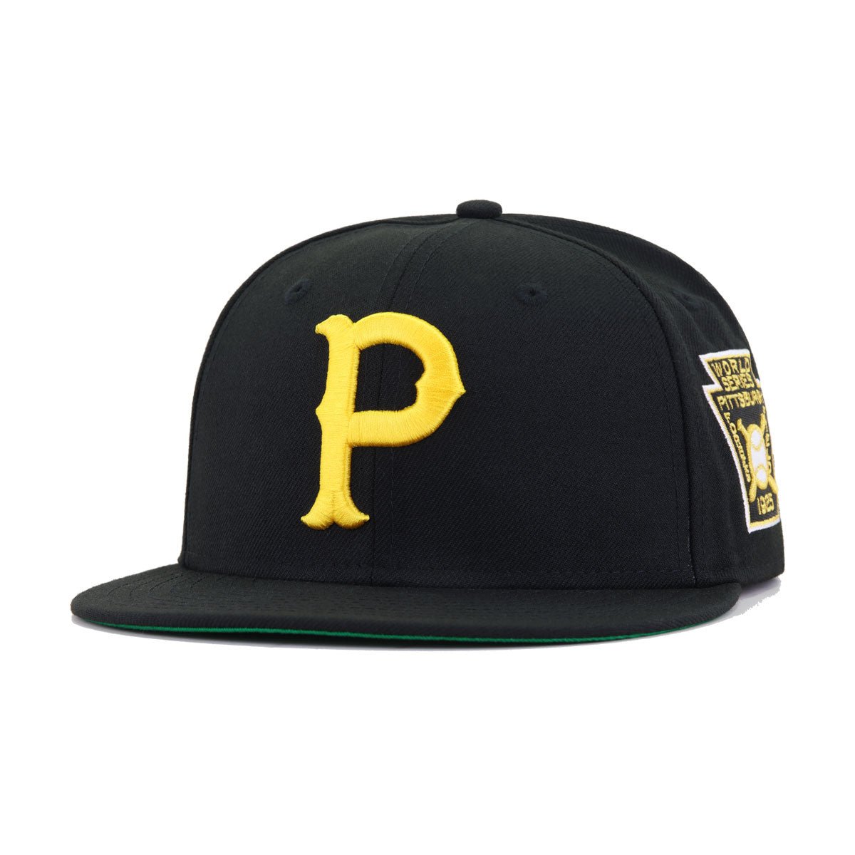 Pittsburgh Pirates Black 1925 World Series Cooperstown Green Bottom New Era 59Fifty Fitted