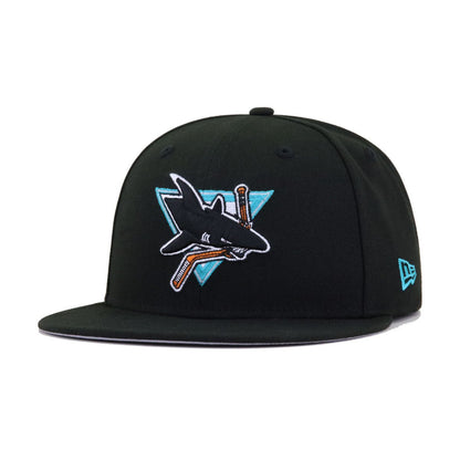 San Jose Sharks Black 1991 New Era 59Fifty Fitted