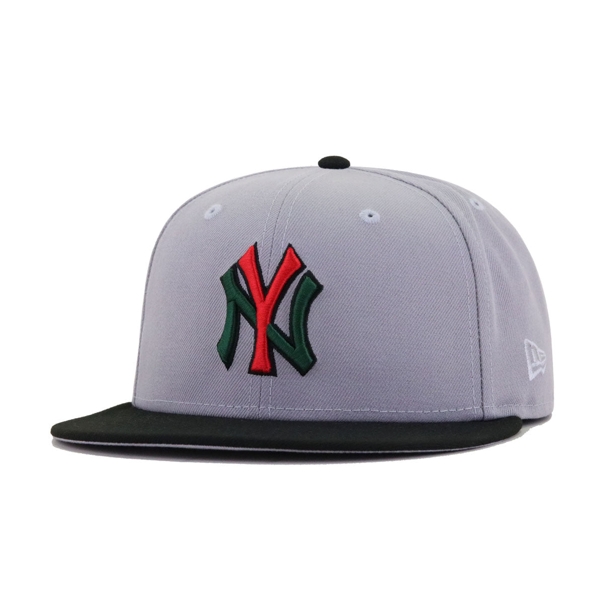 New York Yankees Grey Black FIRENZE New Era 59Fifty Fitted