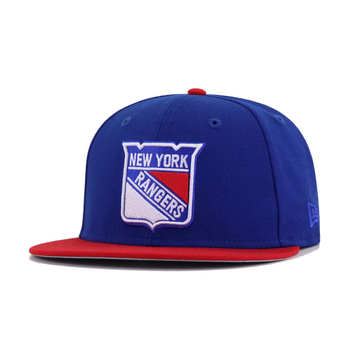 New York Rangers Light Royal Blue Scarlet New Era 59Fifty Fitted