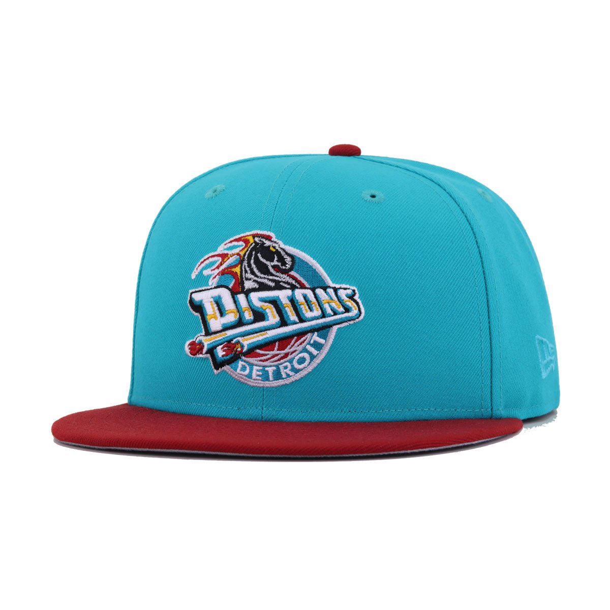 Detroit Pistons Classic Car Teal H Red 1996 New Era 59Fifty Fitted