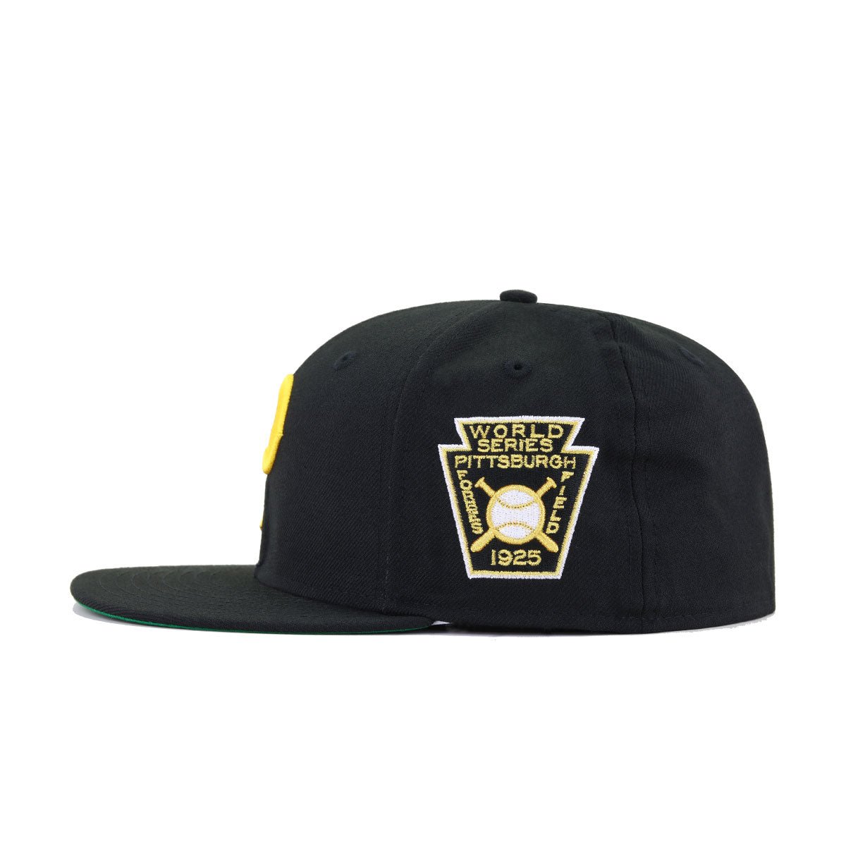 Pittsburgh Pirates Black 1925 World Series Cooperstown Green Bottom New Era 59Fifty Fitted