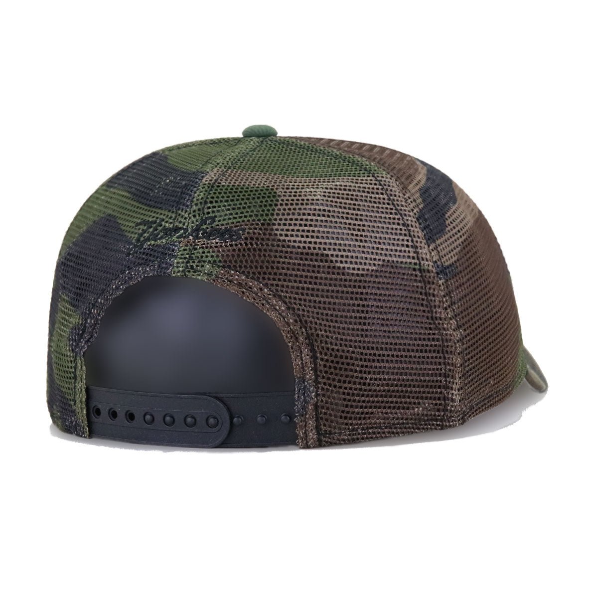 New York Yankees Woodland Camouflage New Era 9Forty A-Frame Trucker Snapback